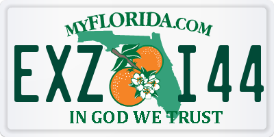 FL license plate EXZI44
