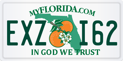 FL license plate EXZI62
