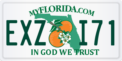 FL license plate EXZI71