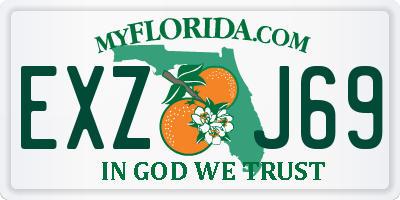 FL license plate EXZJ69