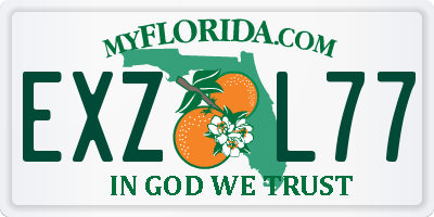 FL license plate EXZL77