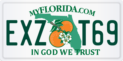 FL license plate EXZT69