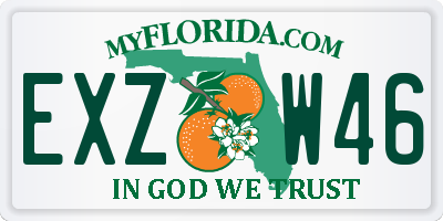 FL license plate EXZW46