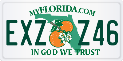 FL license plate EXZZ46