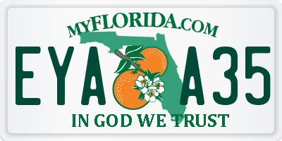FL license plate EYAA35