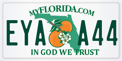 FL license plate EYAA44