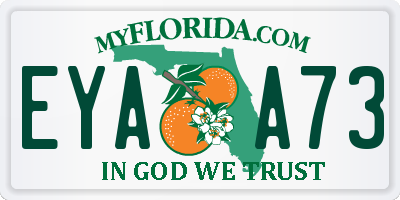 FL license plate EYAA73