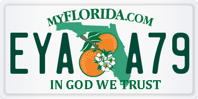 FL license plate EYAA79