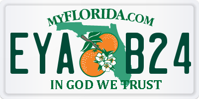 FL license plate EYAB24