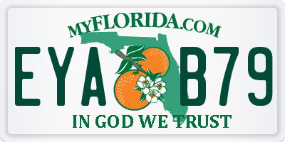 FL license plate EYAB79