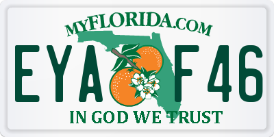 FL license plate EYAF46