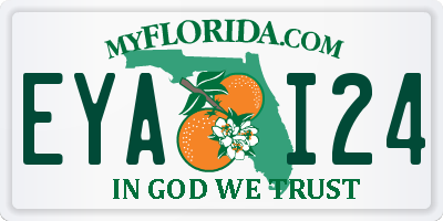 FL license plate EYAI24
