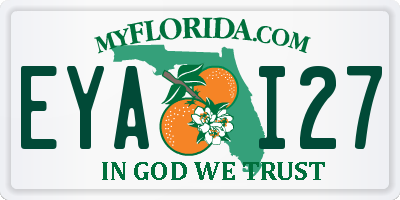 FL license plate EYAI27