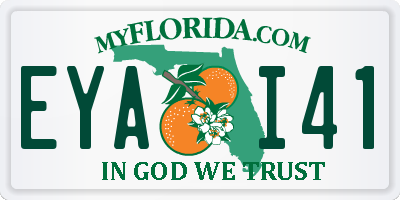 FL license plate EYAI41