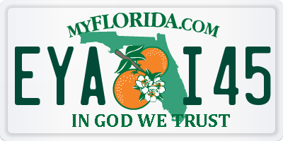 FL license plate EYAI45