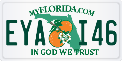 FL license plate EYAI46