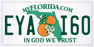 FL license plate EYAI60
