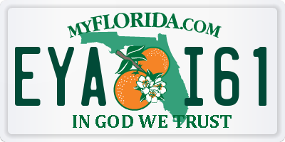 FL license plate EYAI61