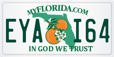 FL license plate EYAI64