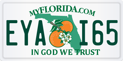 FL license plate EYAI65