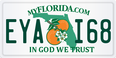 FL license plate EYAI68
