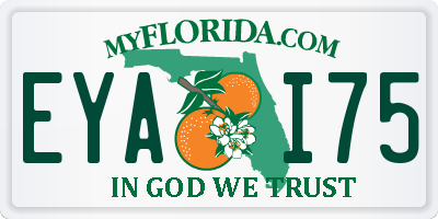 FL license plate EYAI75