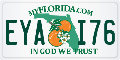 FL license plate EYAI76
