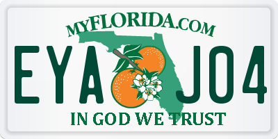 FL license plate EYAJ04