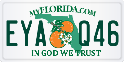 FL license plate EYAQ46