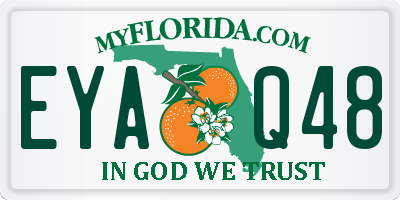 FL license plate EYAQ48