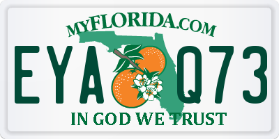 FL license plate EYAQ73