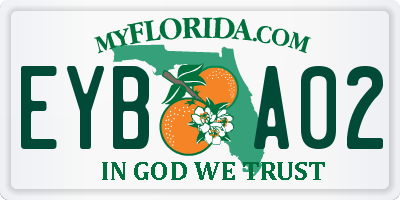 FL license plate EYBA02