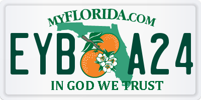 FL license plate EYBA24