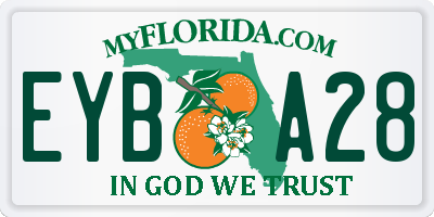 FL license plate EYBA28