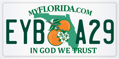FL license plate EYBA29