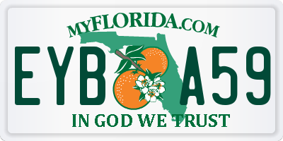 FL license plate EYBA59
