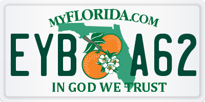 FL license plate EYBA62