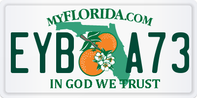 FL license plate EYBA73