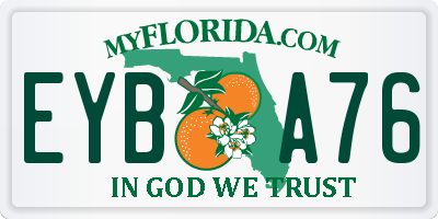 FL license plate EYBA76