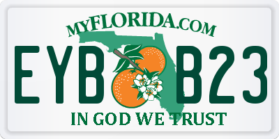 FL license plate EYBB23