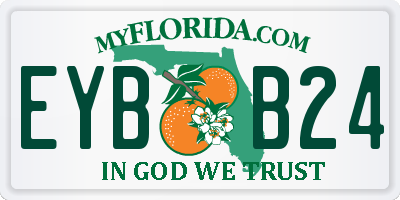 FL license plate EYBB24
