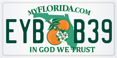 FL license plate EYBB39