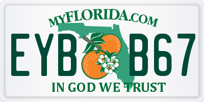 FL license plate EYBB67