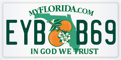 FL license plate EYBB69