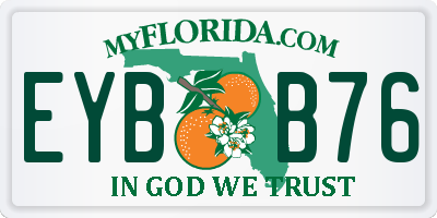 FL license plate EYBB76