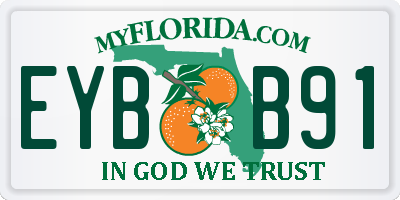 FL license plate EYBB91