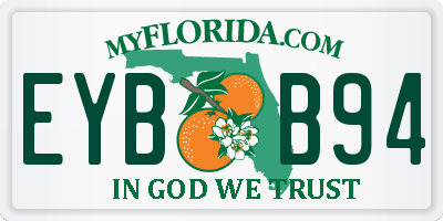FL license plate EYBB94