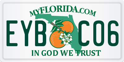 FL license plate EYBC06