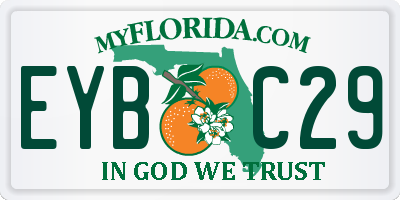 FL license plate EYBC29
