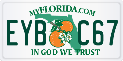 FL license plate EYBC67